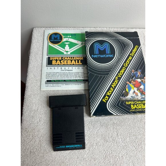 Atari 2600 Tested games super challenge baseball and freeway video game vintage - Picture 4 of 4